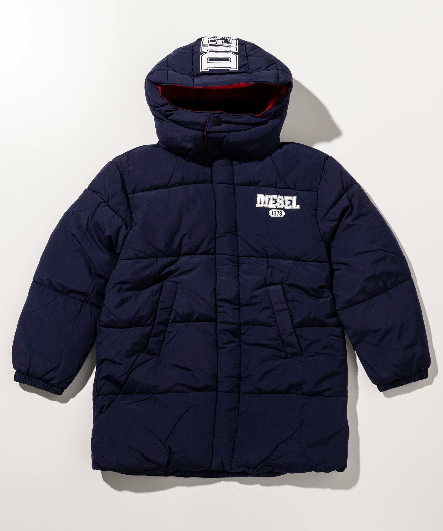 DIESEL（ディーゼル）Kids & Junior ブランドロゴダウンジャケット