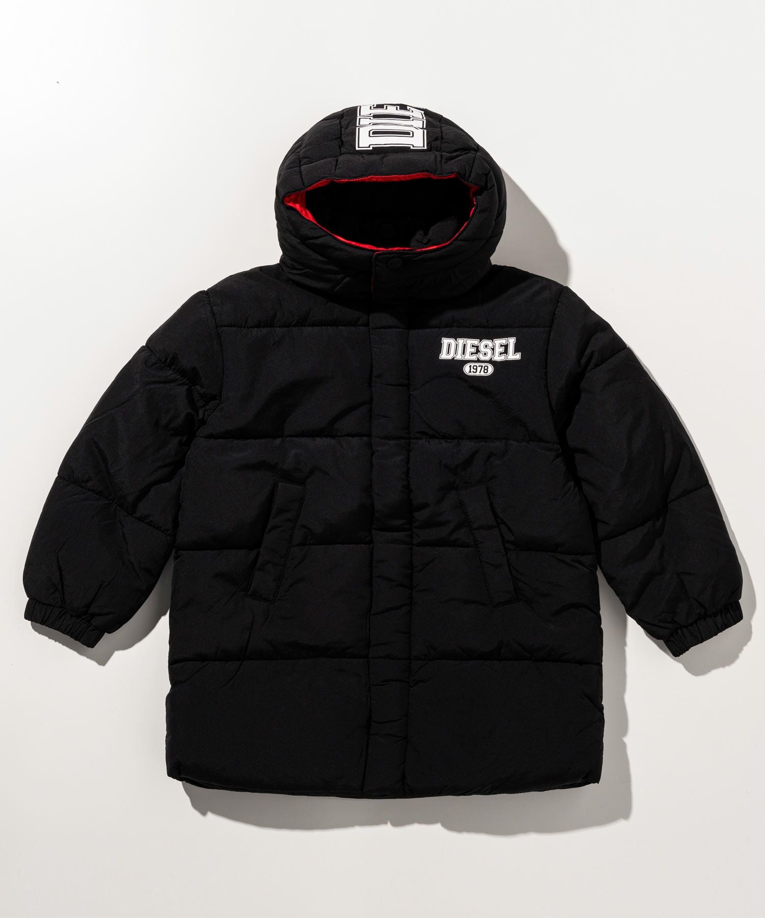 服*堂様 DIESEL ブラック ダウンジャケット 中古・古着通販】DIESEL (ディーゼル) リバーシブルダウンジャケット