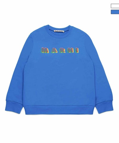MARNI(マルニ)Kids & Junior サークルブランドロゴスウェットプル 