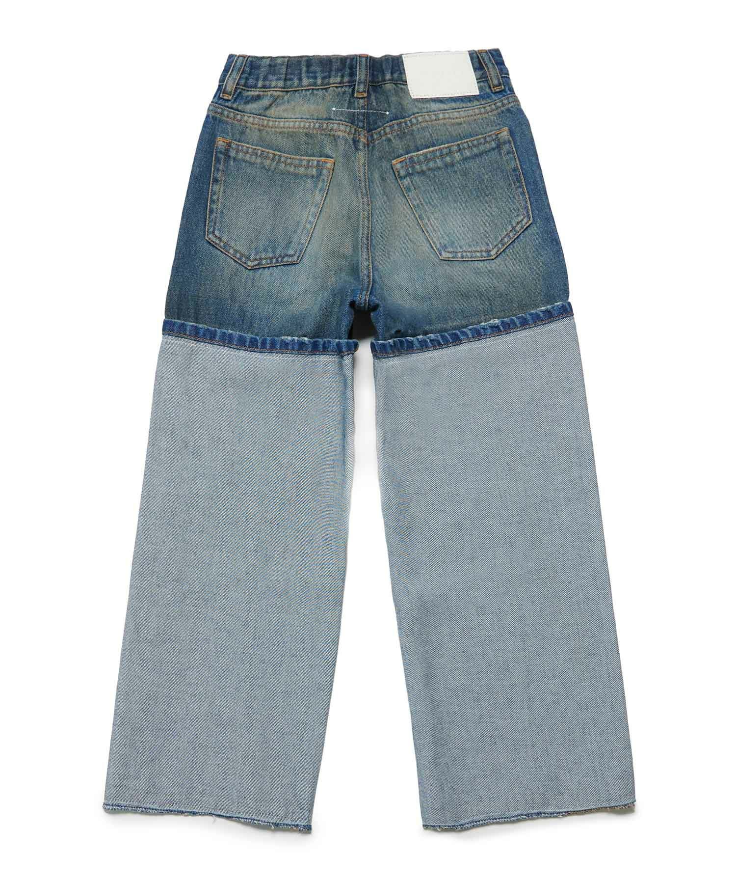 MM6 Maison Margiela(エムエムシックス)Kids & Junior 切り替えデニム