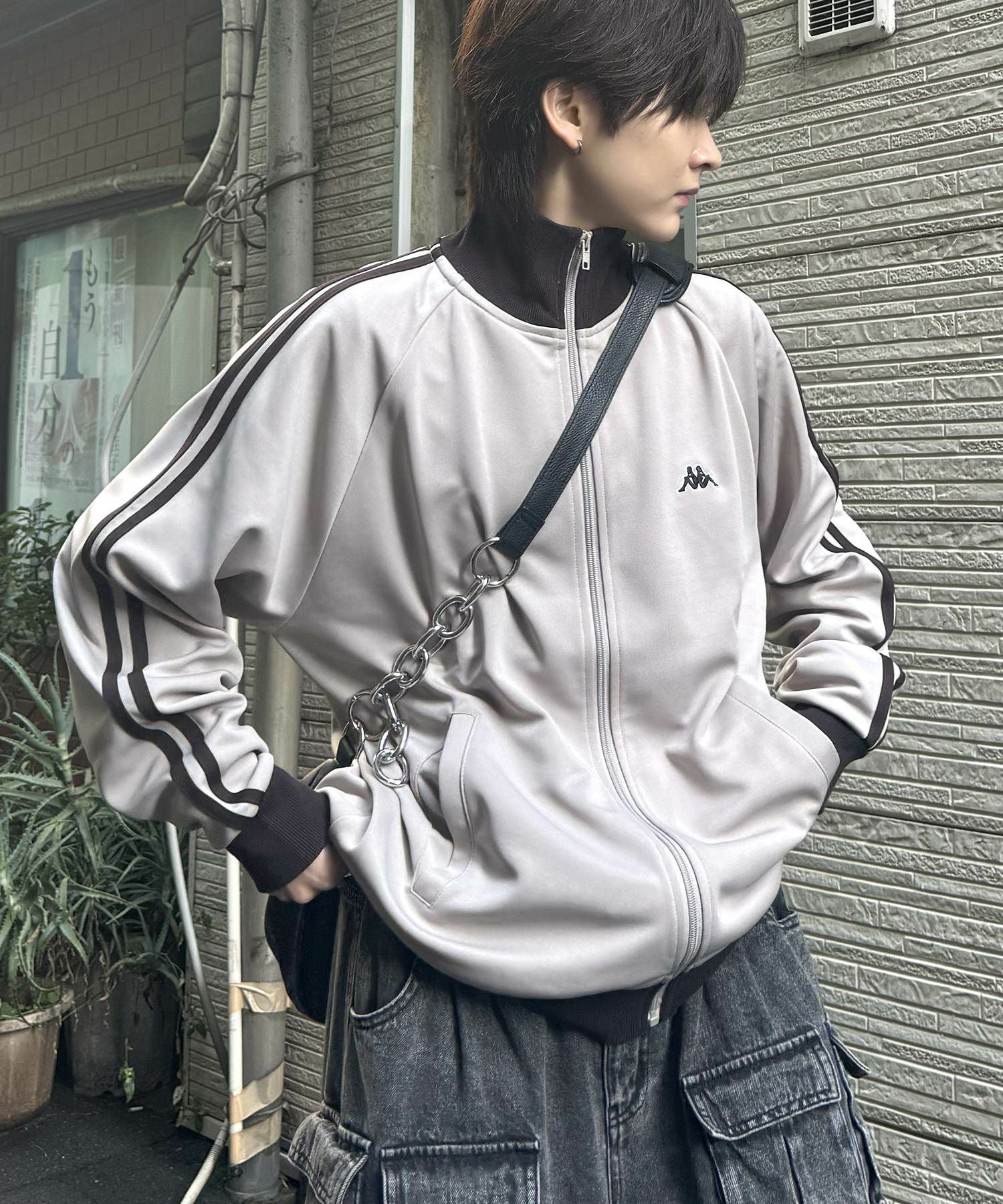 Kappa ストライプ長袖ジャージ KAPPA（カッパ） 袖ラインジャージ ユニセックス | SHIFFON公式通販
