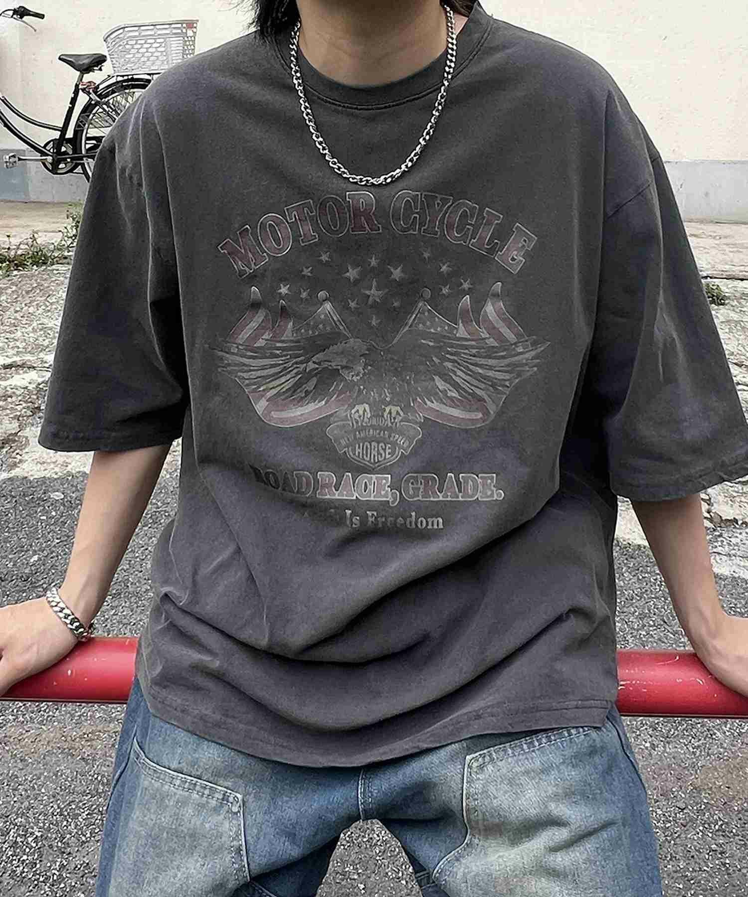 DIANTE ディアンテ ラインストーンTシャツ ヴィンテージ ピグメント加工 000000037313-03.jpg