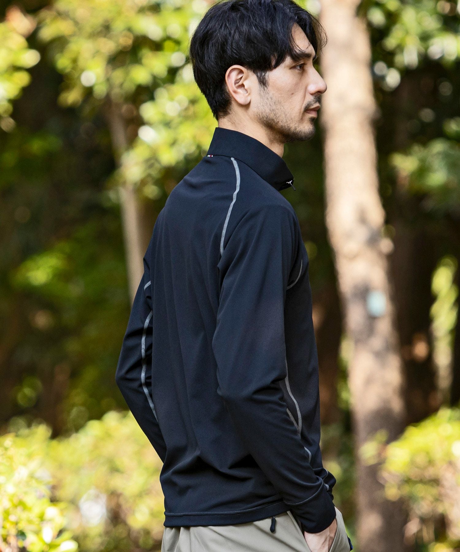 ちすいかんハーフジップロンT phenix outdoor(フェニックスアウトドア)HALF ZIP LONG SLEEVE T