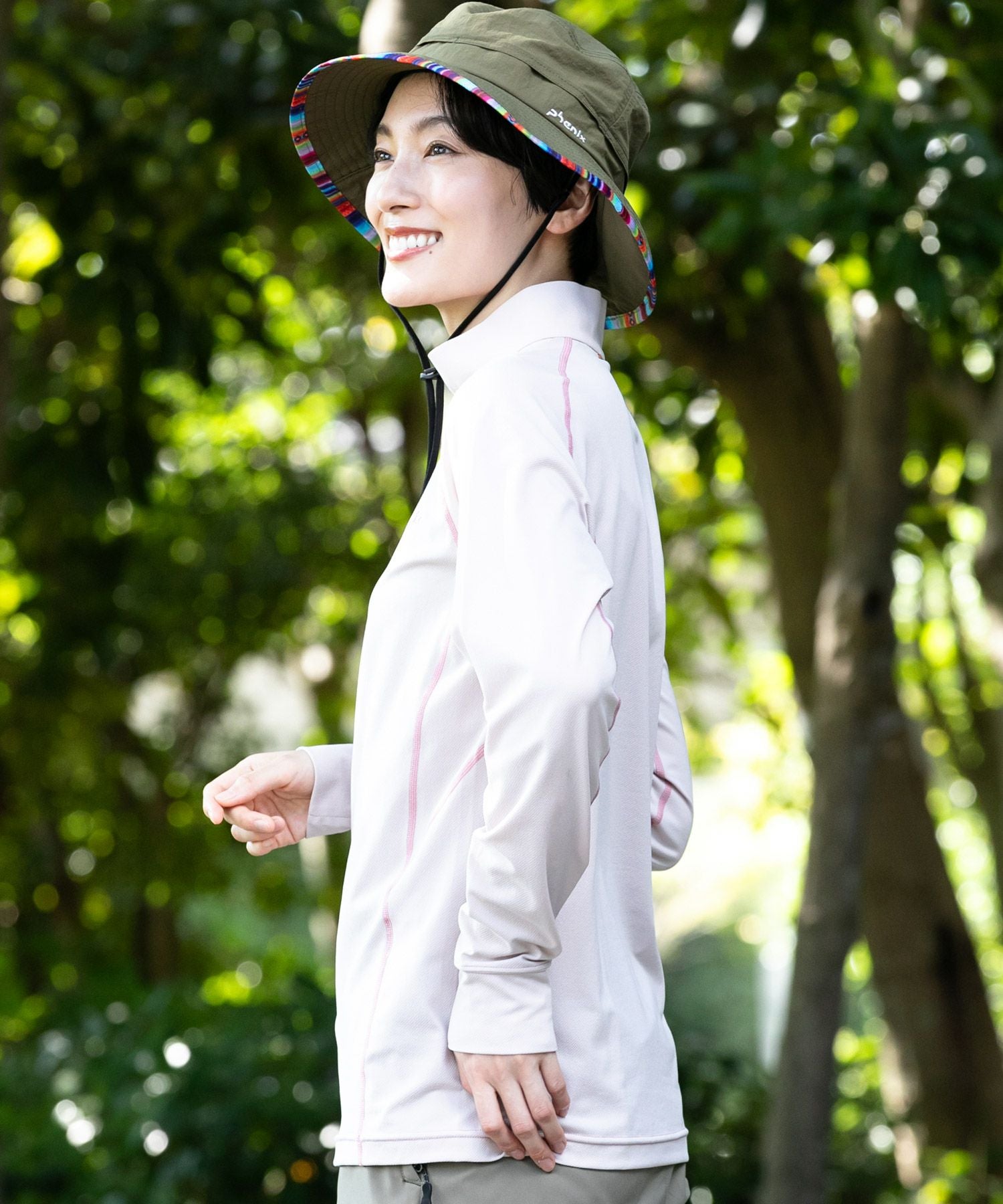 phenix outdoor(フェニックスアウトドア)HALF ZIP LONG SLEEVE T