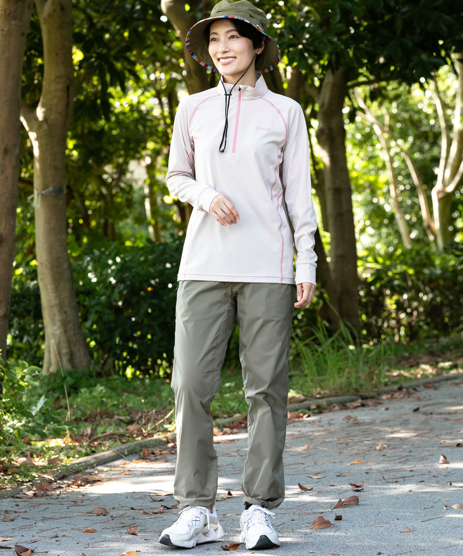 phenix outdoor(フェニックスアウトドア)HALF ZIP LONG SLEEVE T