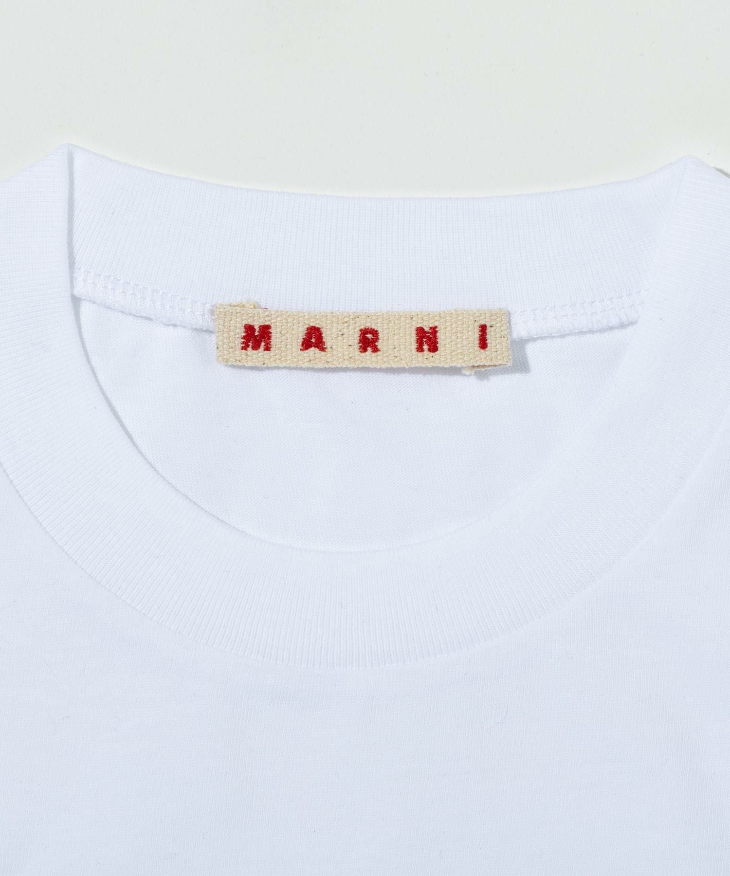 MARNI(マルニ)Kids & Junior ワンポイントブランドロゴ襟付き半袖