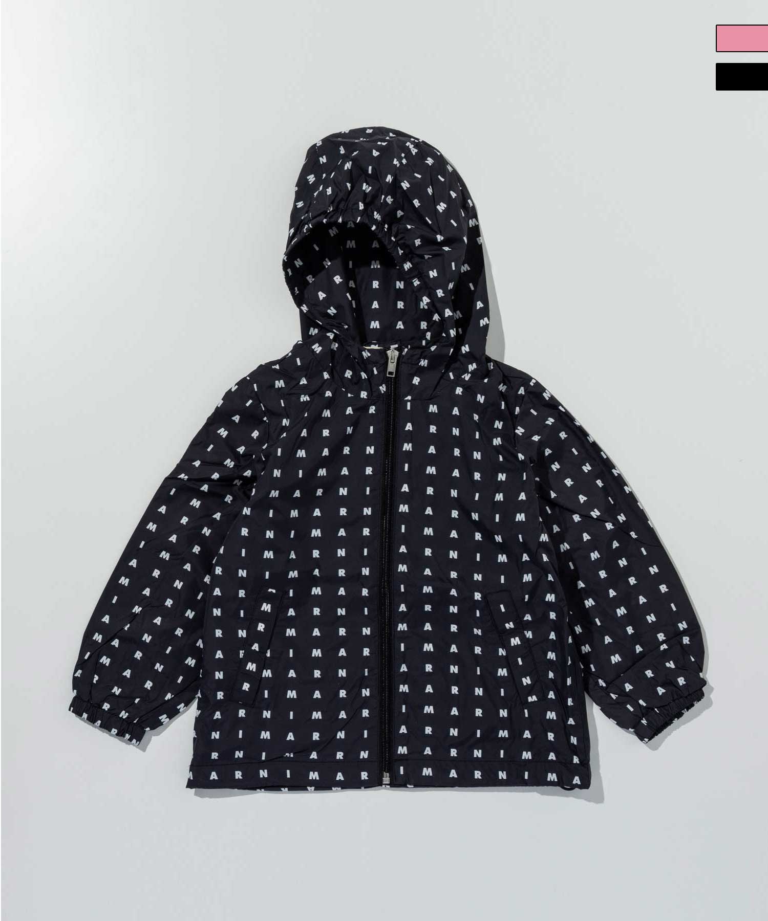 MARNI(マルニ)Kids & Junior ブランドロゴジップアップフード 