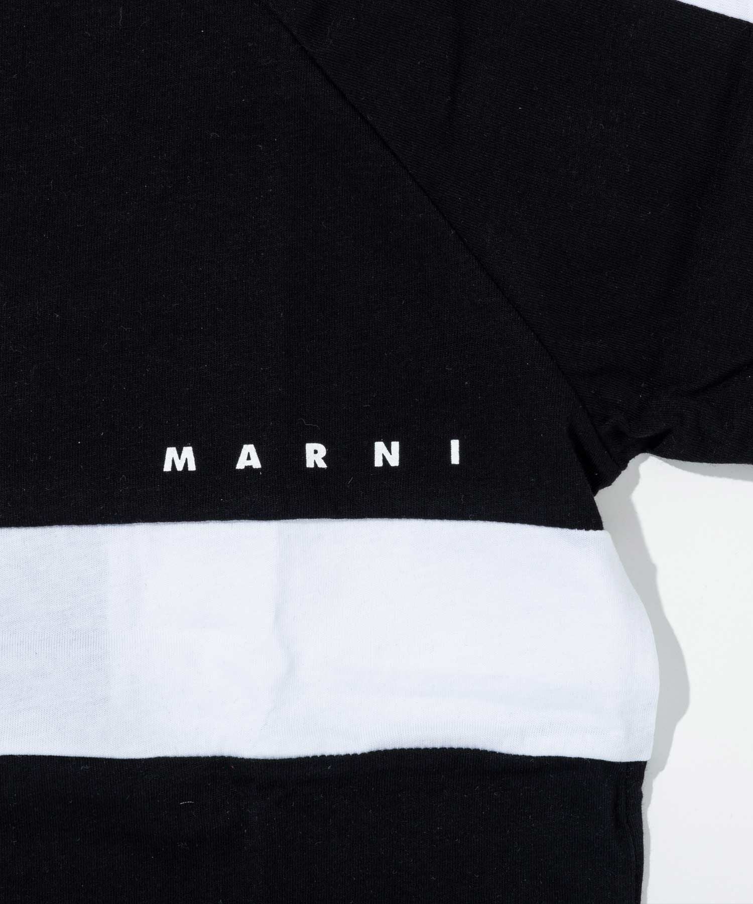 MARNI(マルニ)Kids & Junior ワンポイントブランドロゴ半袖Tシャツ 