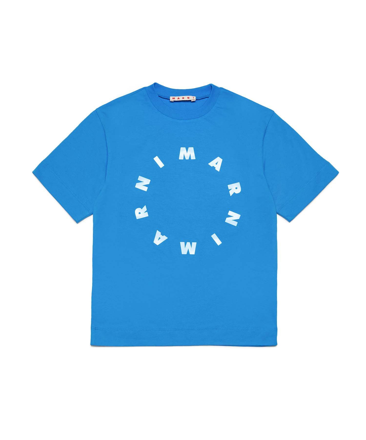 MARNI(マルニ)Kids & Junior サークルブランドロゴ半袖Tシャツ 
