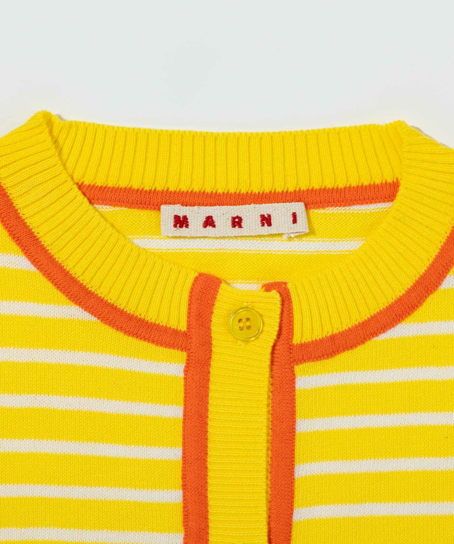 MARNI(マルニ)Kids & Junior ワンポイントブランドロゴボーダー 
