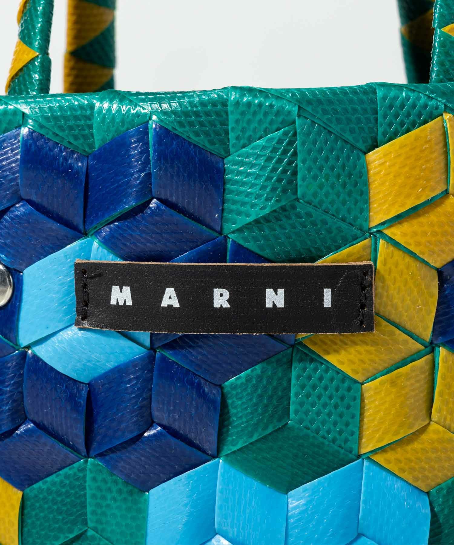 MARNI マルニ 15SS フラワープリントトップス  ブルー 38 MARNI - クロップド フラワープリントTシャツ / ホワイト / 25SS new