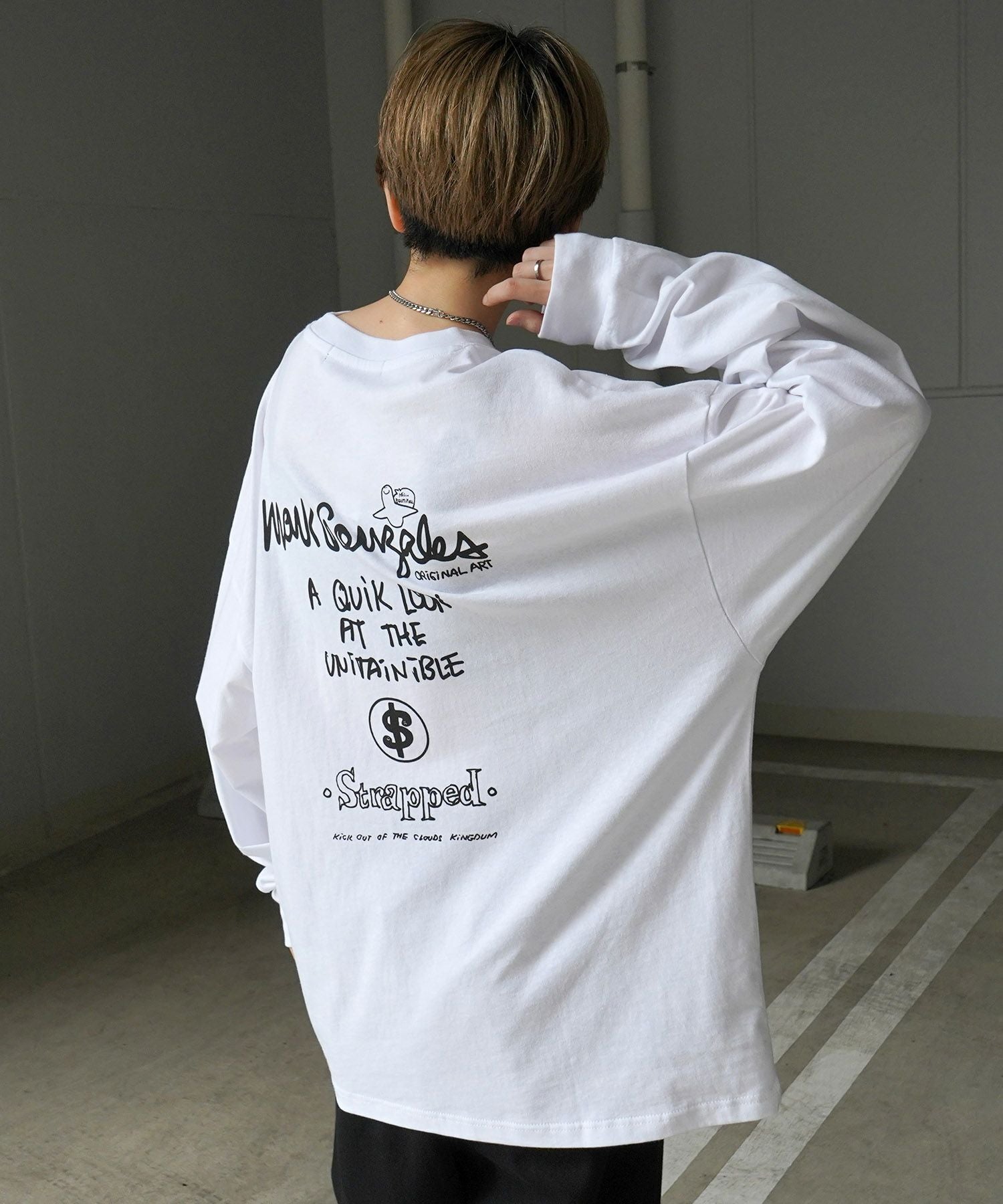 Mark Gonzales(マーク ゴンザレス)ワンポイント刺繍 / バックプリント