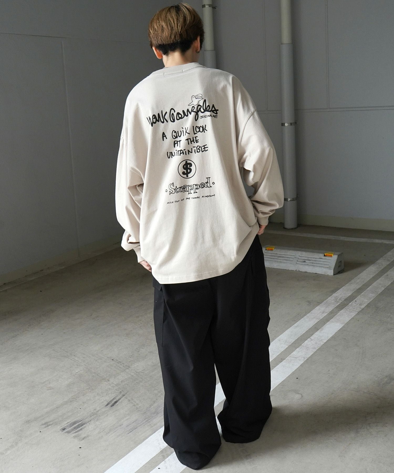 Mark Gonzales(マーク ゴンザレス)ワンポイント刺繍 / バックプリント