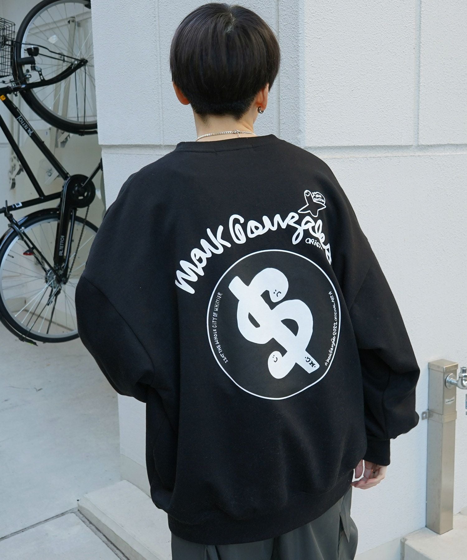 Mark Gonzales(マーク ゴンザレス)ビッグシルエット イラストバック