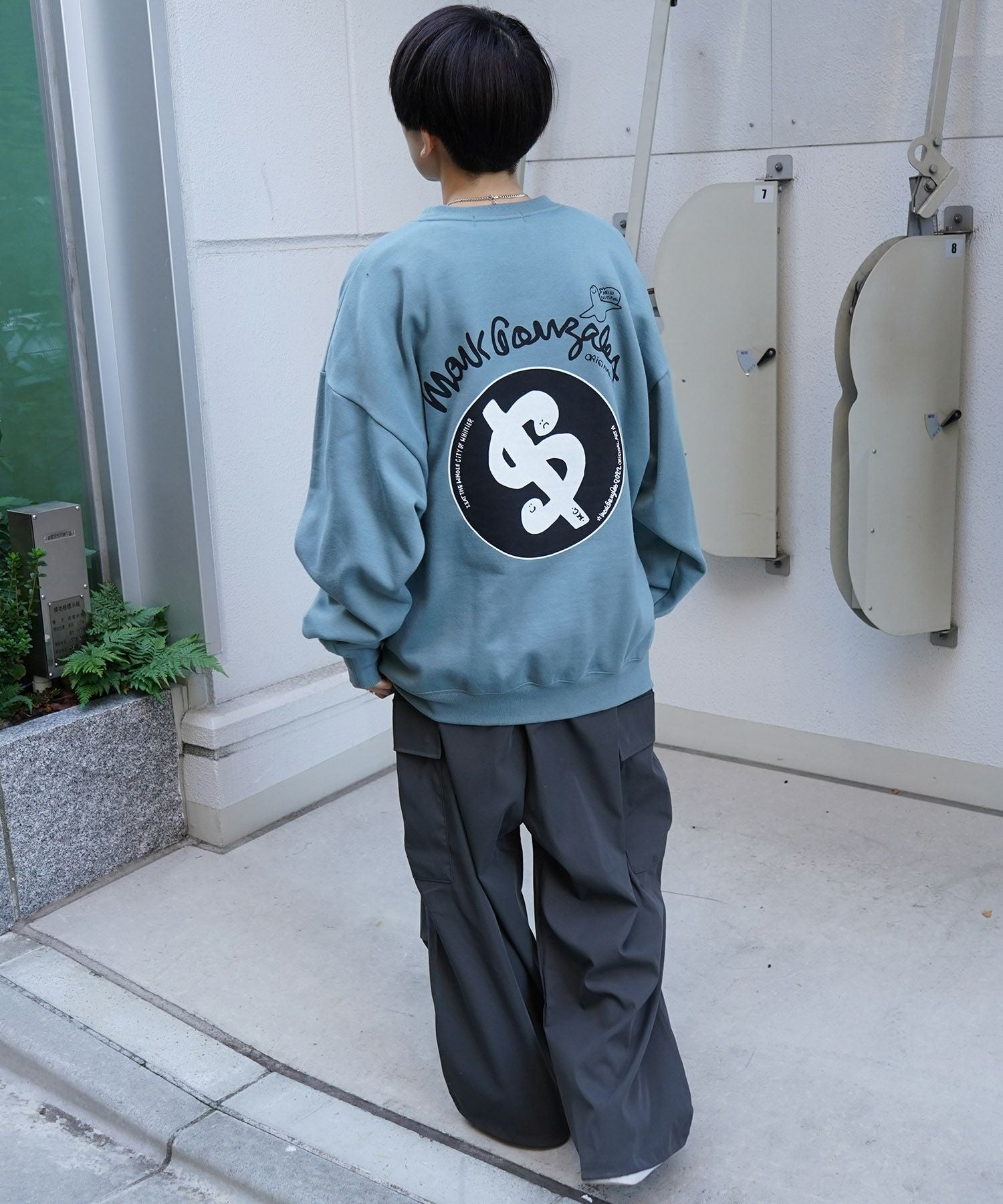 Mark Gonzales(マーク ゴンザレス)ビッグシルエット イラストバック