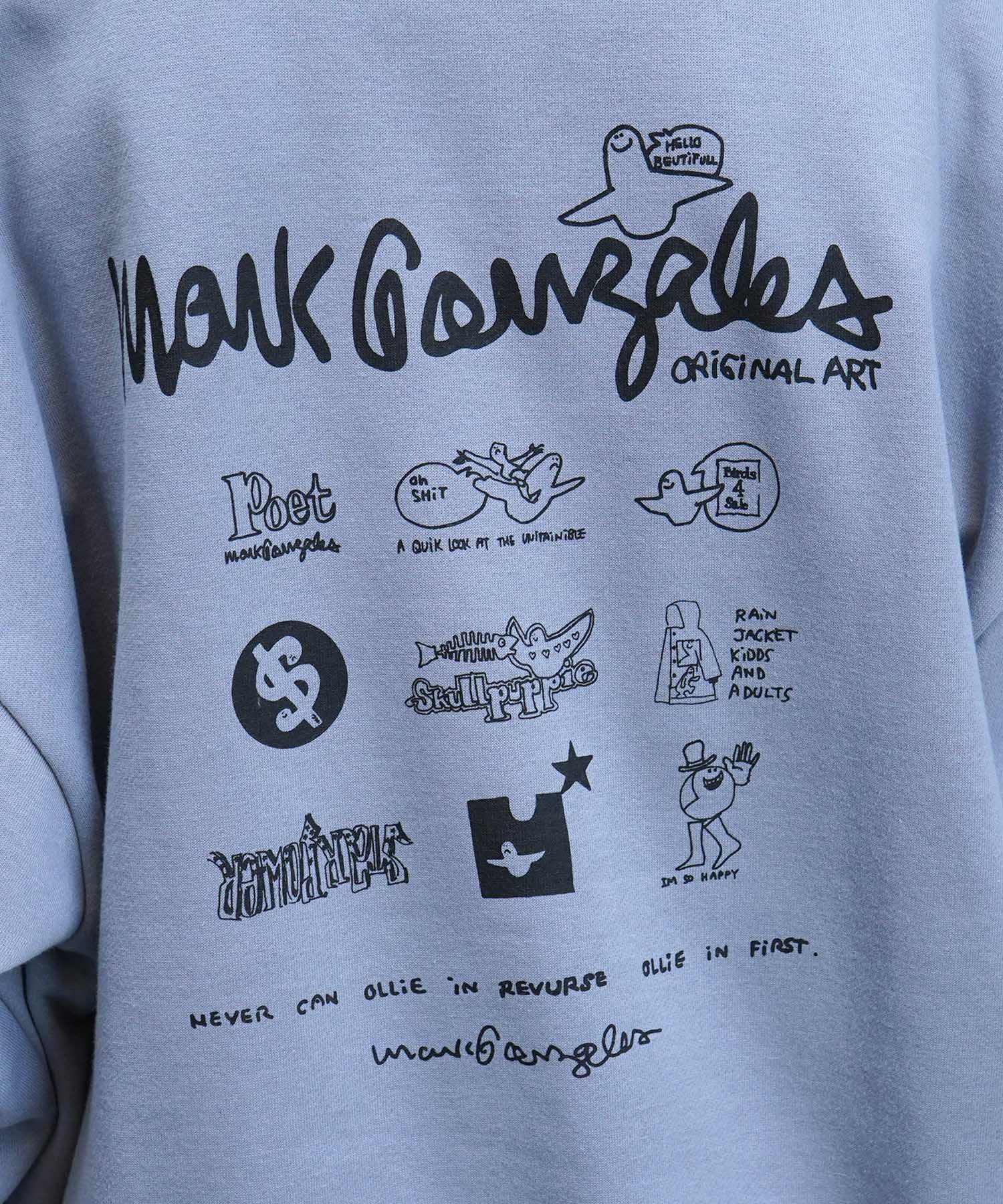 Mark Gonzales(マーク ゴンザレス)ビッグシルエット イラストバック