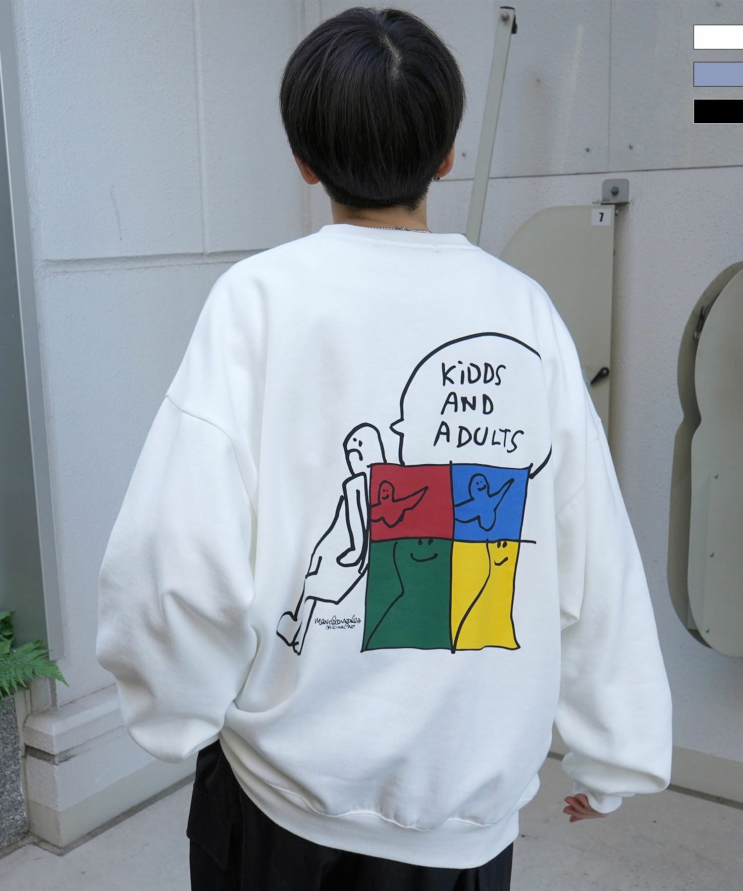 Mark Gonzales(マーク ゴンザレス)ビッグシルエット イラストバック 