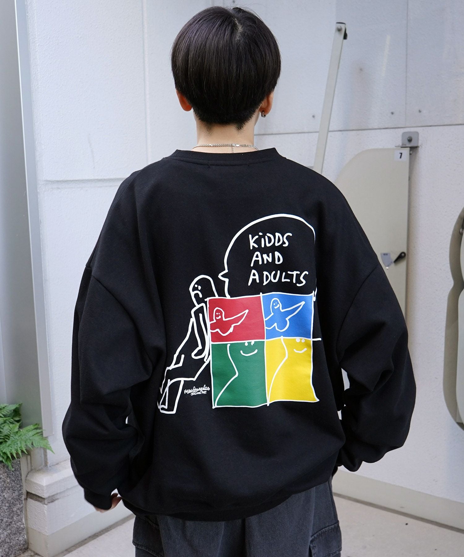 Mark Gonzales(マーク ゴンザレス)ビッグシルエット イラストバック 