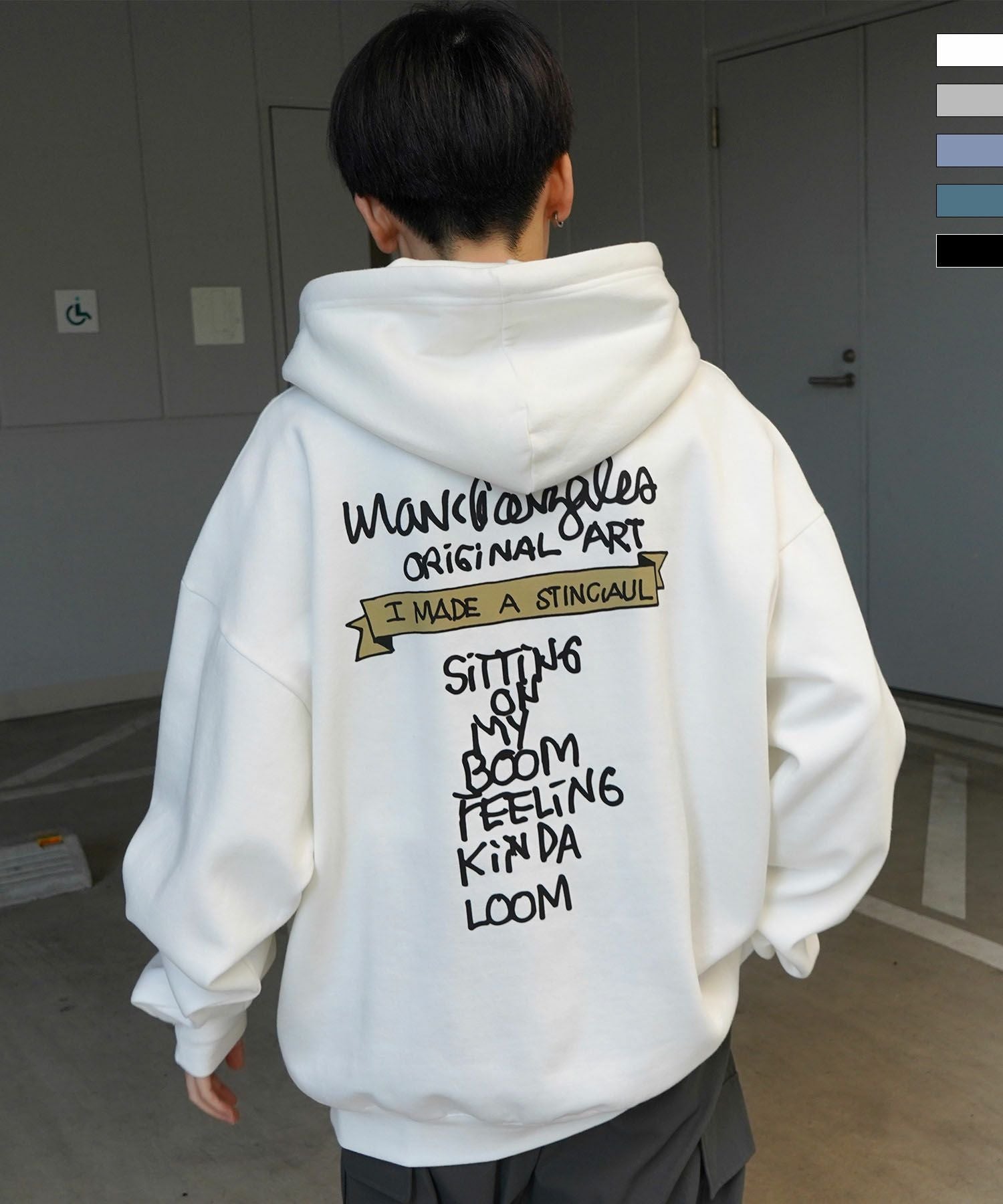 Mark Gonzales(マーク ゴンザレス) ビッグシルエット イラストバック