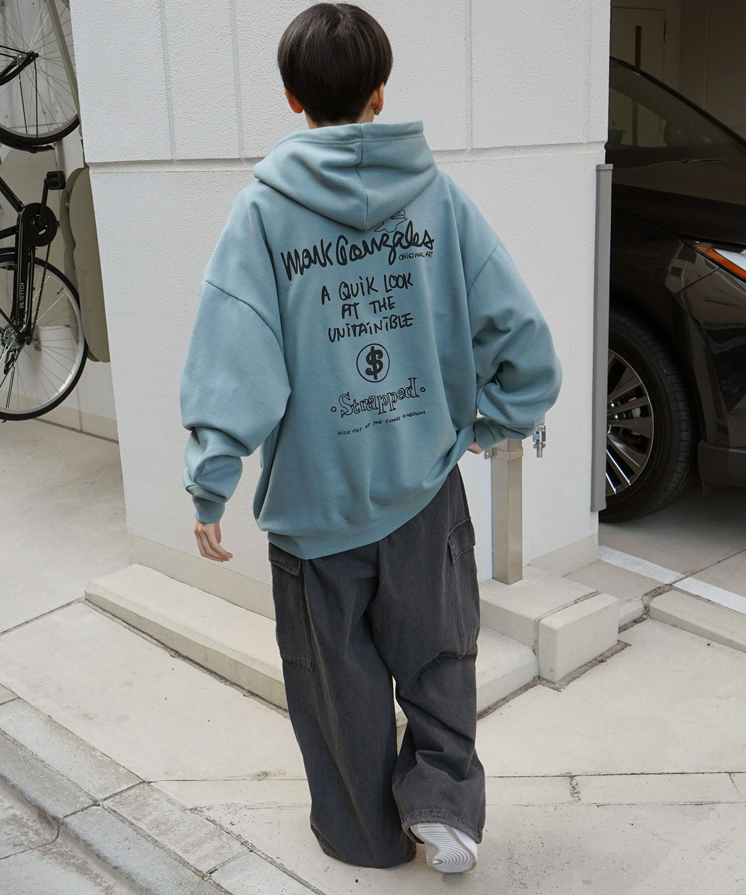 Mark Gonzales(マーク ゴンザレス) ビッグシルエット イラストバック 