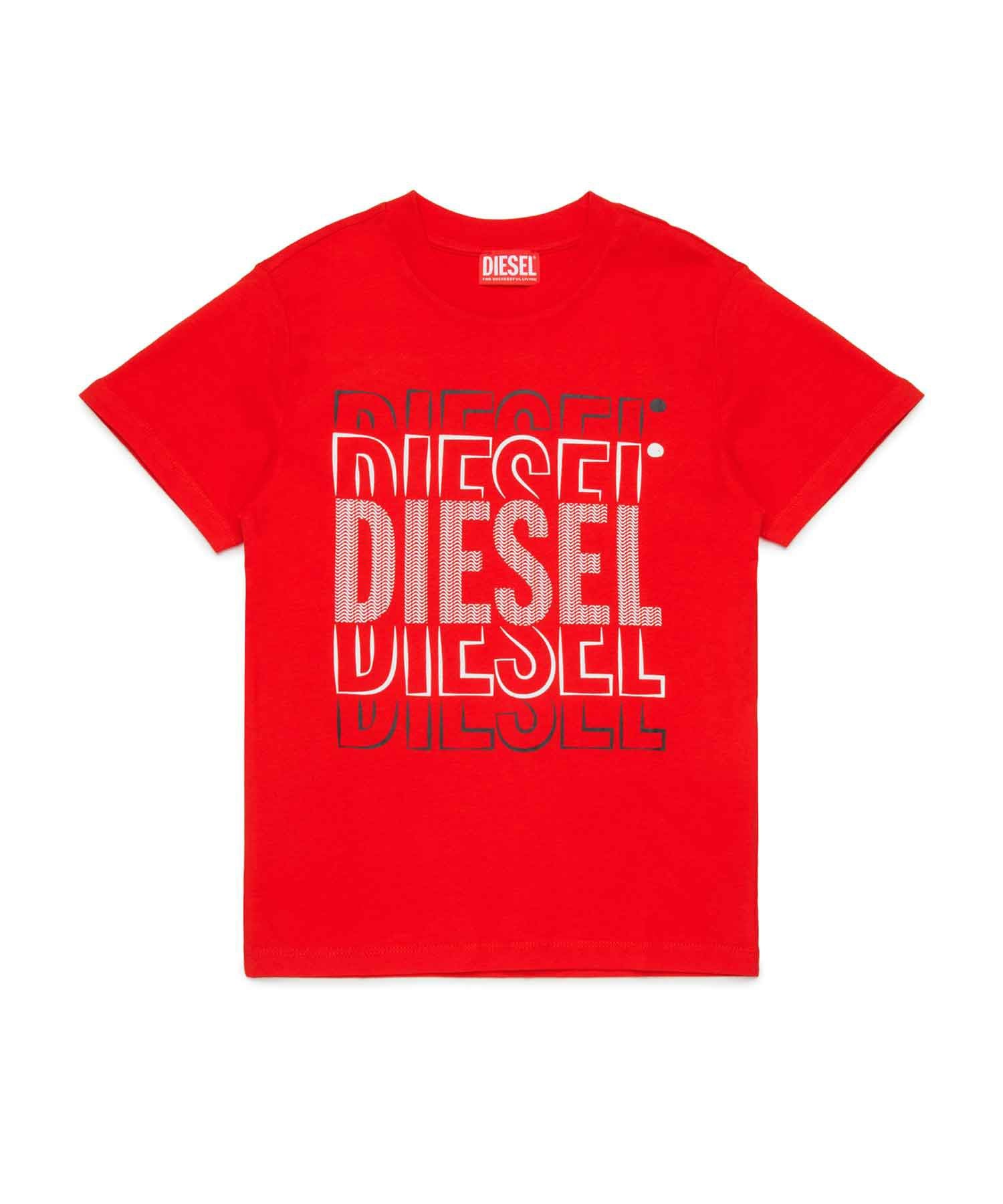 DIESEL(ディーゼル)Kids & Junior ブランドロゴ半袖Tシャツカットソー 