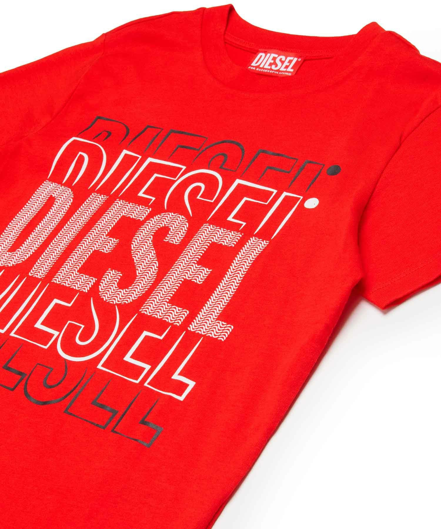 DIESEL(ディーゼル)Kids & Junior ブランドロゴ半袖Tシャツカットソー