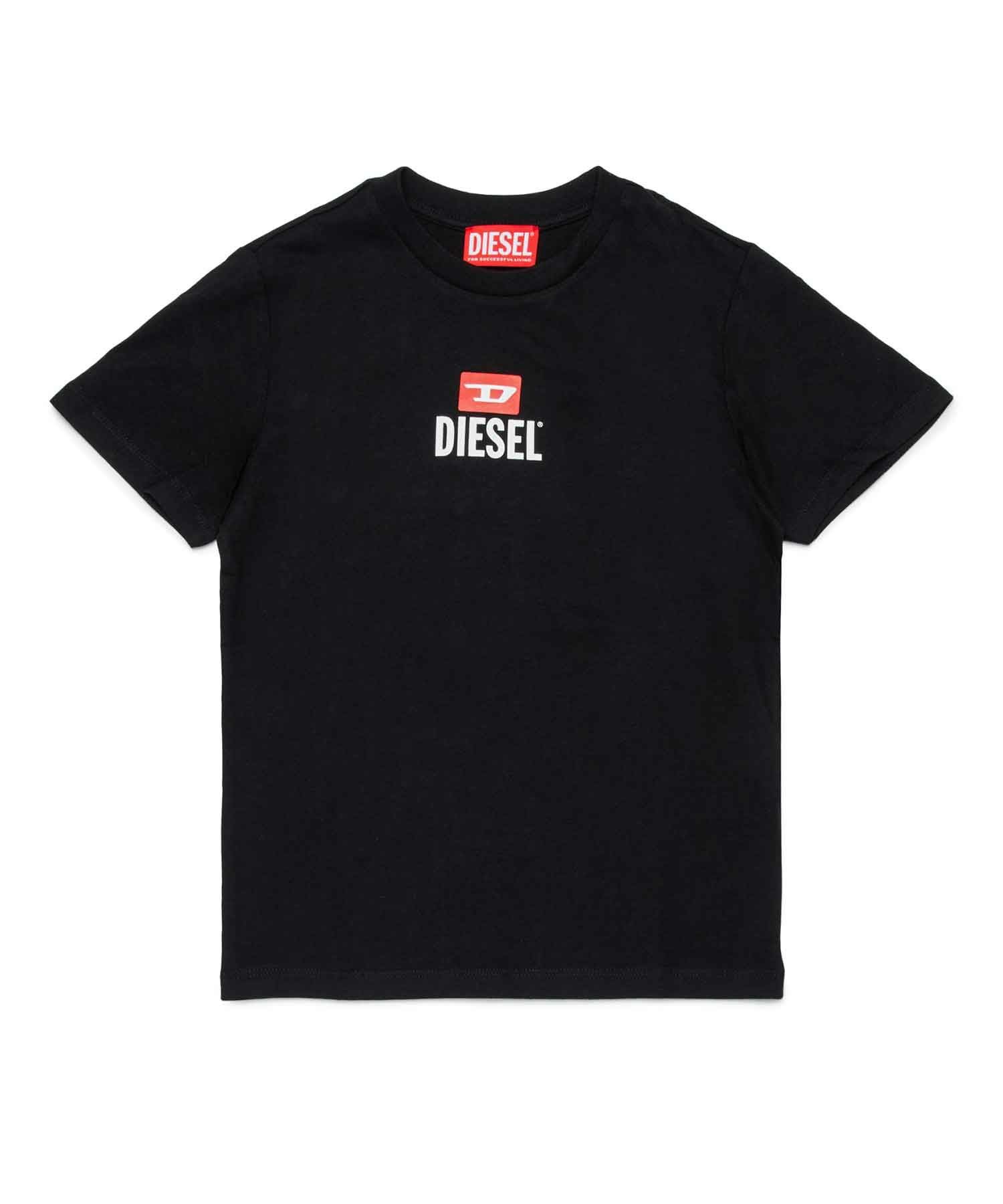 DIESEL 半袖Tシャツ Sサイズ くんちゃん DIESEL(ディーゼル)Kids & Junior ブランドロゴ半袖Tシャツカットソー