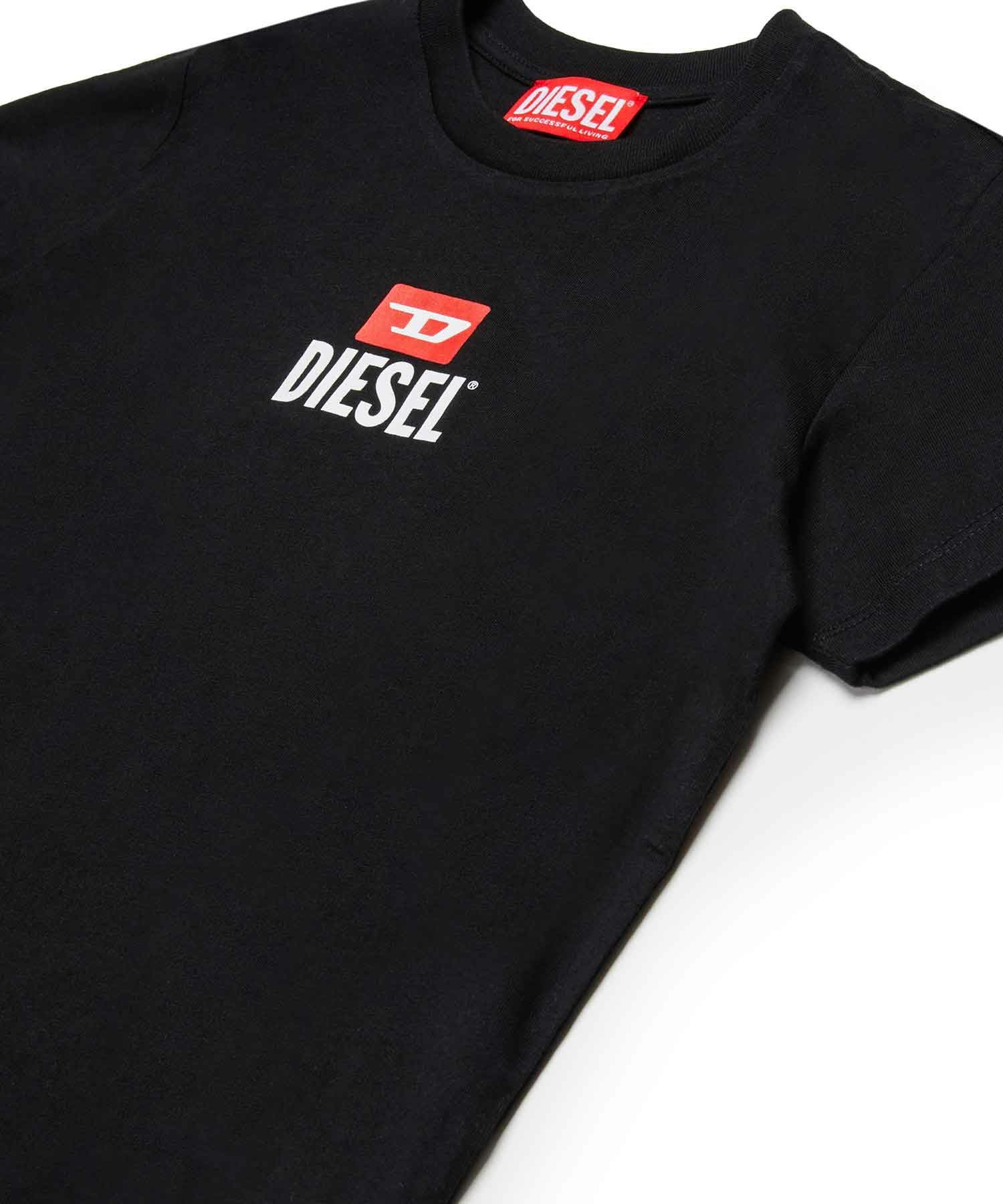 DIESEL ワンポイントロゴTシャツ　12y DIESEL（ディーゼル） ワンポイントブランドロゴ半袖Tシャツカットソー