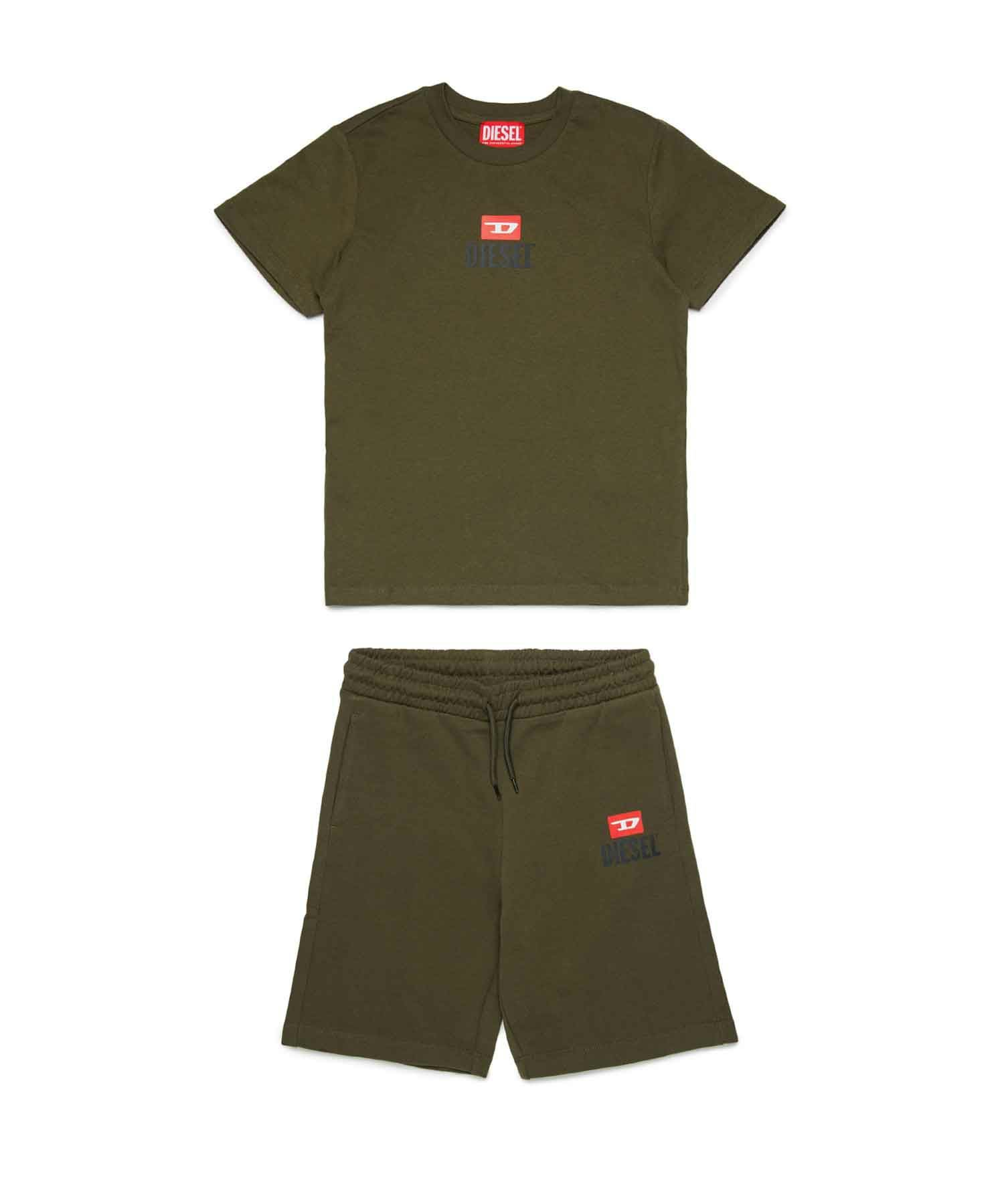 洗練されたデザイン　DIESEL BABY Tシャツ & スイムパンツ 12M DIESEL(ディーゼル)Kids & Junior ワンポイントブランドロゴ半袖T