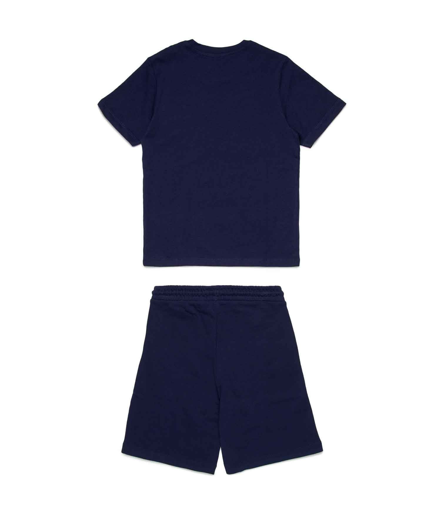 美品 Diesel KIDS 黒 Tシャツ ・パンツ セットアップ 14Y DIESEL(ディーゼル)Kids & Junior ワンポイントブランドロゴ半袖T