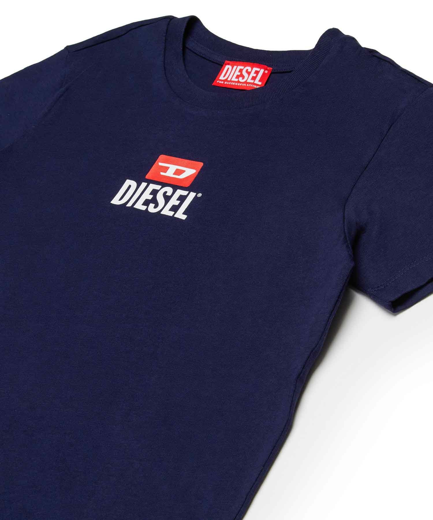 DIESEL ワンポイントロゴTシャツ　12y DIESEL（ディーゼル） ワンポイントブランドロゴ半袖Tシャツカットソー