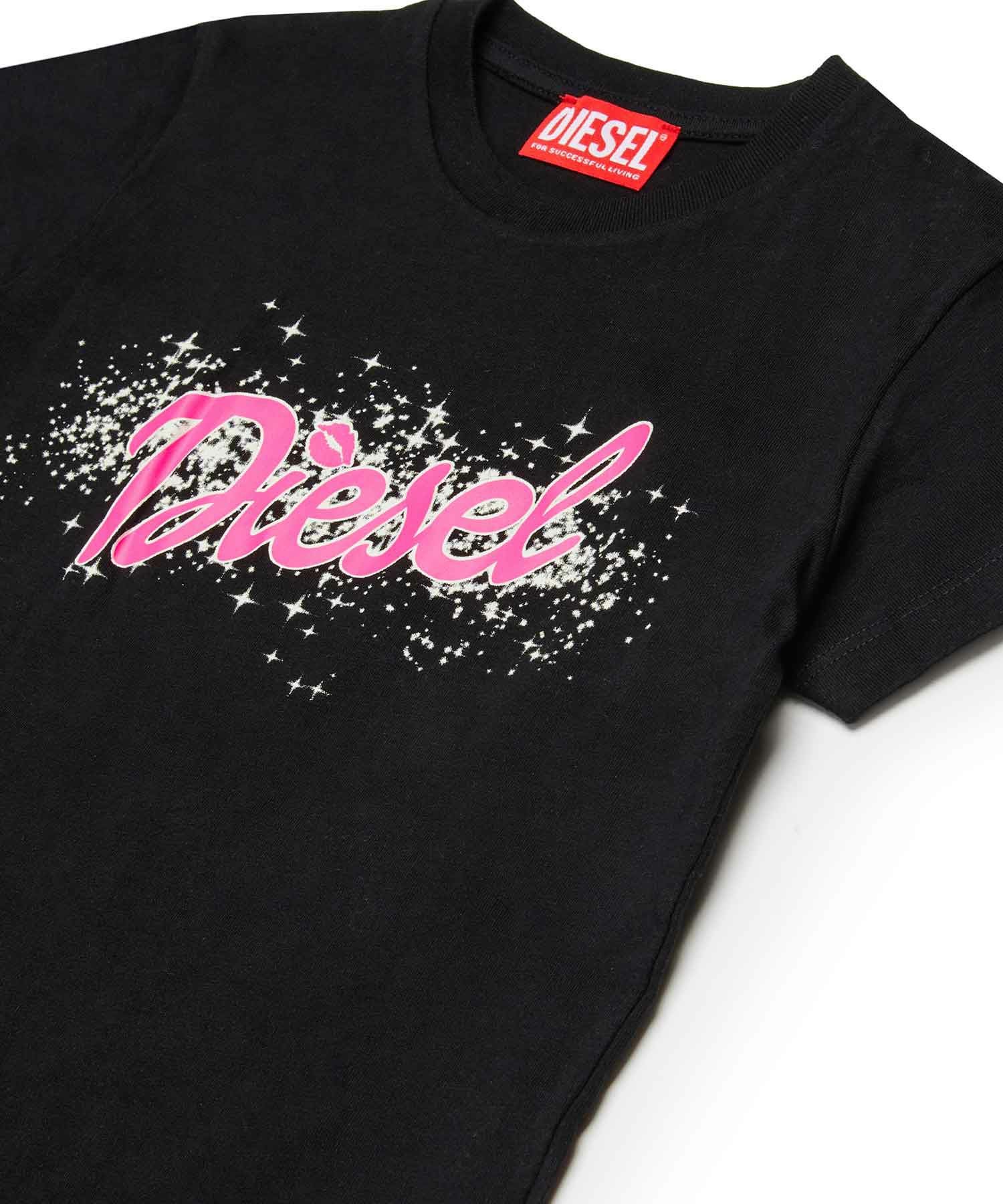 DIESEL(ディーゼル)Kids & Junior ブランドロゴ半袖Tシャツショート