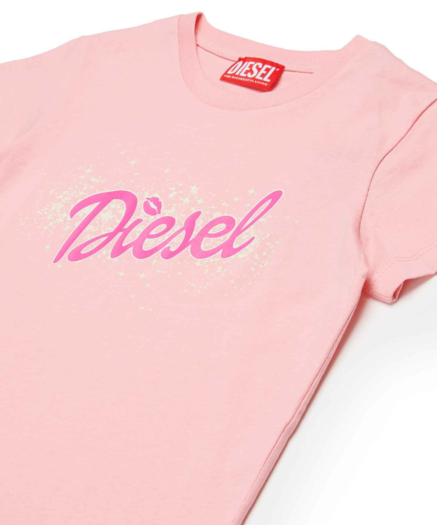 DIESEL(ディーゼル)Kids & Junior ブランドロゴ半袖Tシャツショート