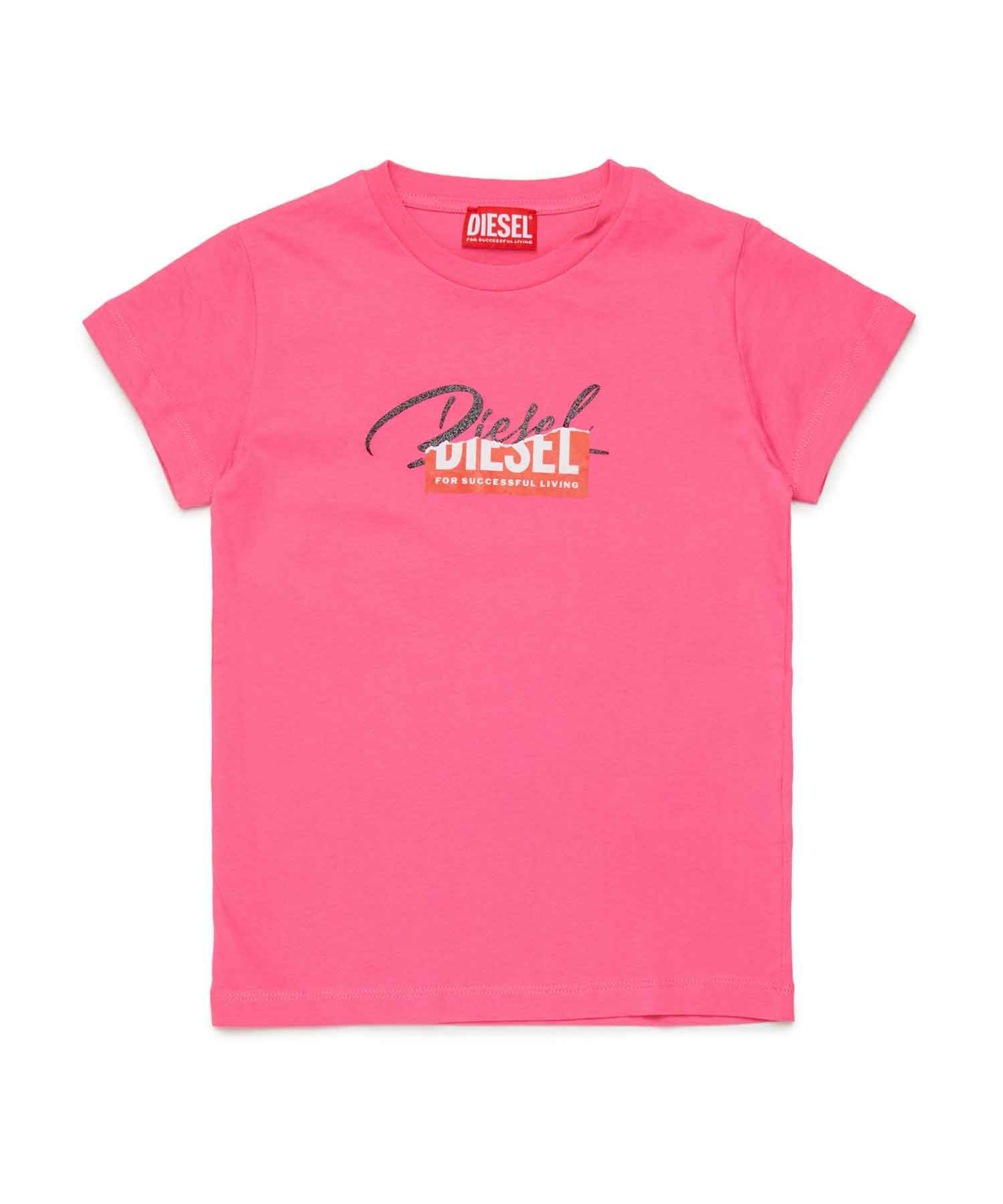 DIESEL(ディーゼル)Kids & Junior ブランドロゴ半袖Tシャツカットソー