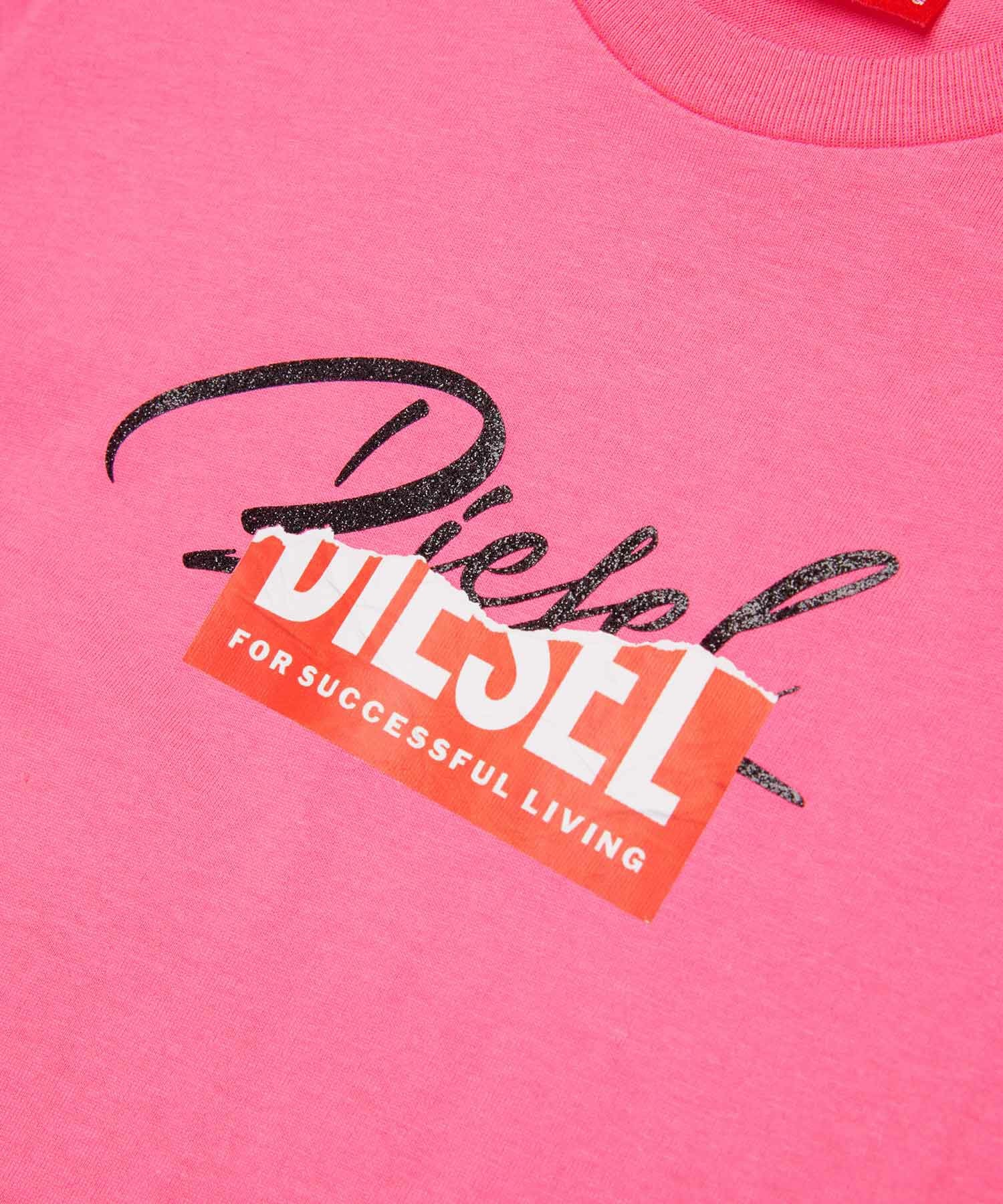 DIESEL(ディーゼル)Kids & Junior ブランドロゴ半袖Tシャツカットソー