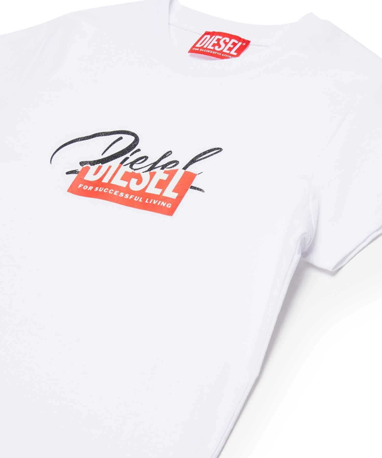 DIESEL(ディーゼル)Kids & Junior ブランドロゴ半袖Tシャツカットソー