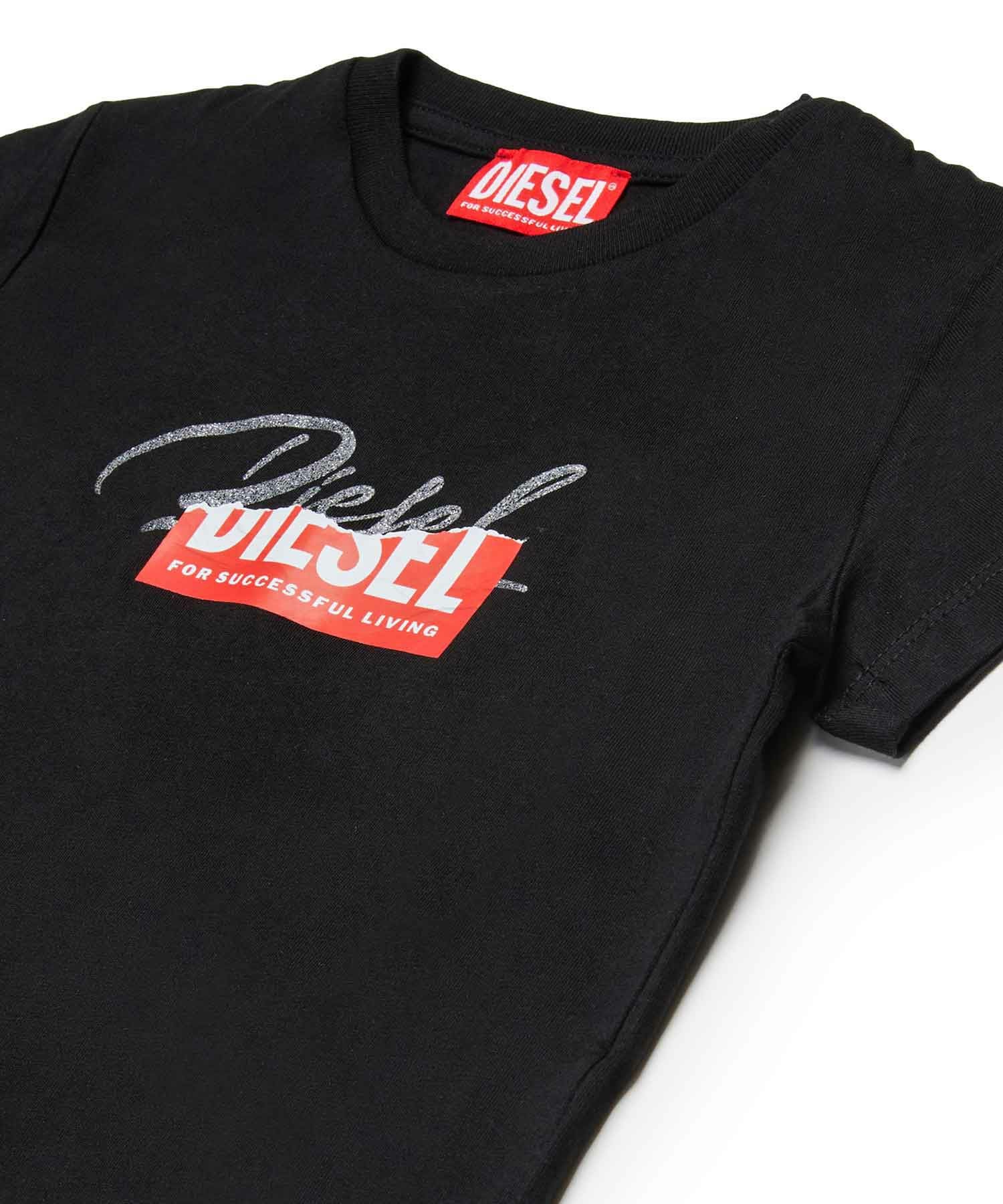 DIESEL(ディーゼル)Kids & Junior ブランドロゴ半袖Tシャツカットソー