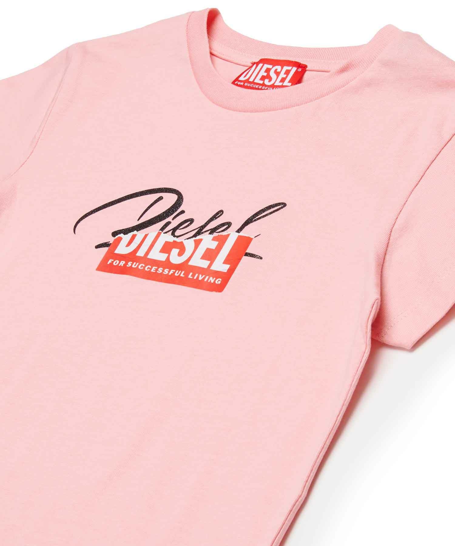 DIESEL(ディーゼル)Kids & Junior ブランドロゴ半袖Tシャツカットソー 
