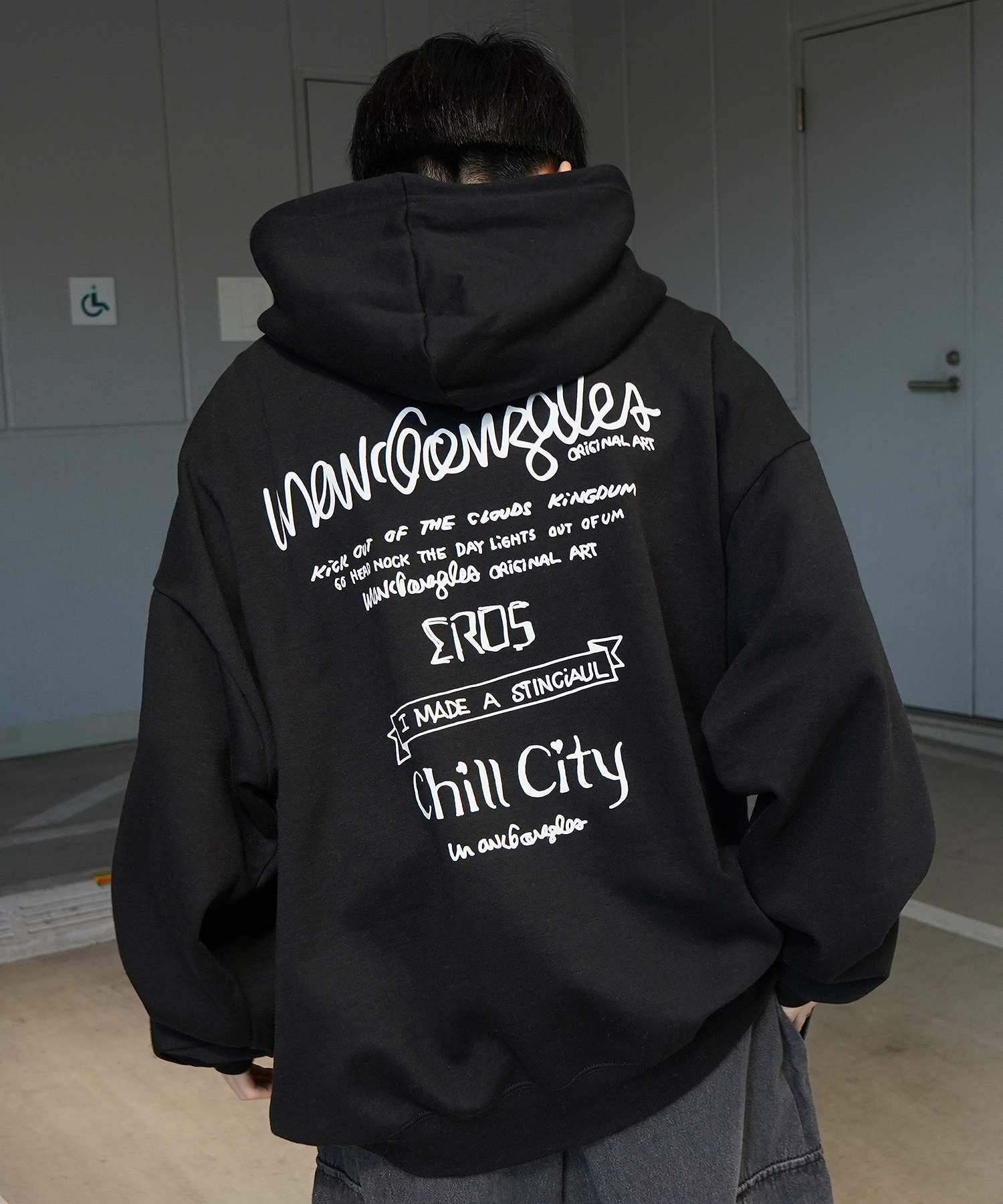 Mark Gonzales(マーク ゴンザレス)ビッグシルエット イラストバック