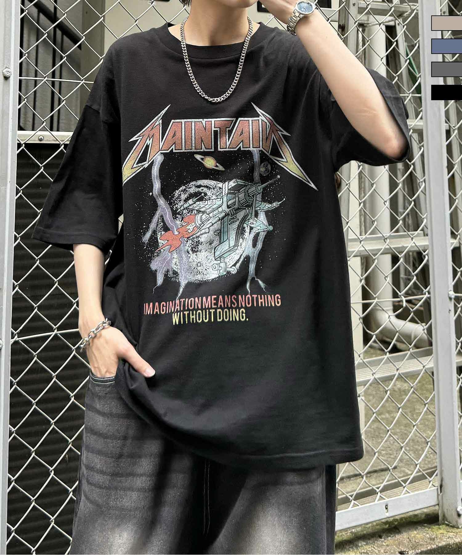 Confirm（コンファーム）ヴィンテージライク ロックプリント レトロ