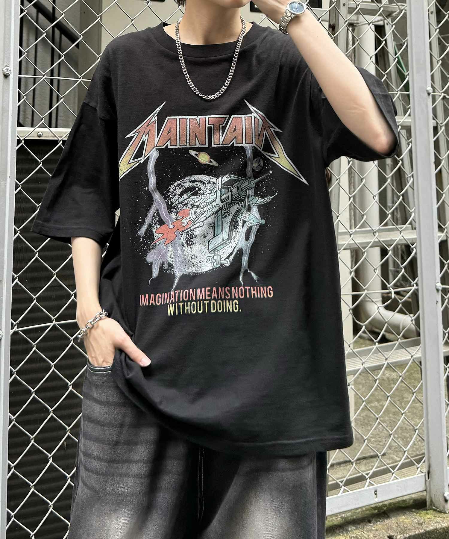 Confirm（コンファーム）ヴィンテージライク ロックプリント レトロ