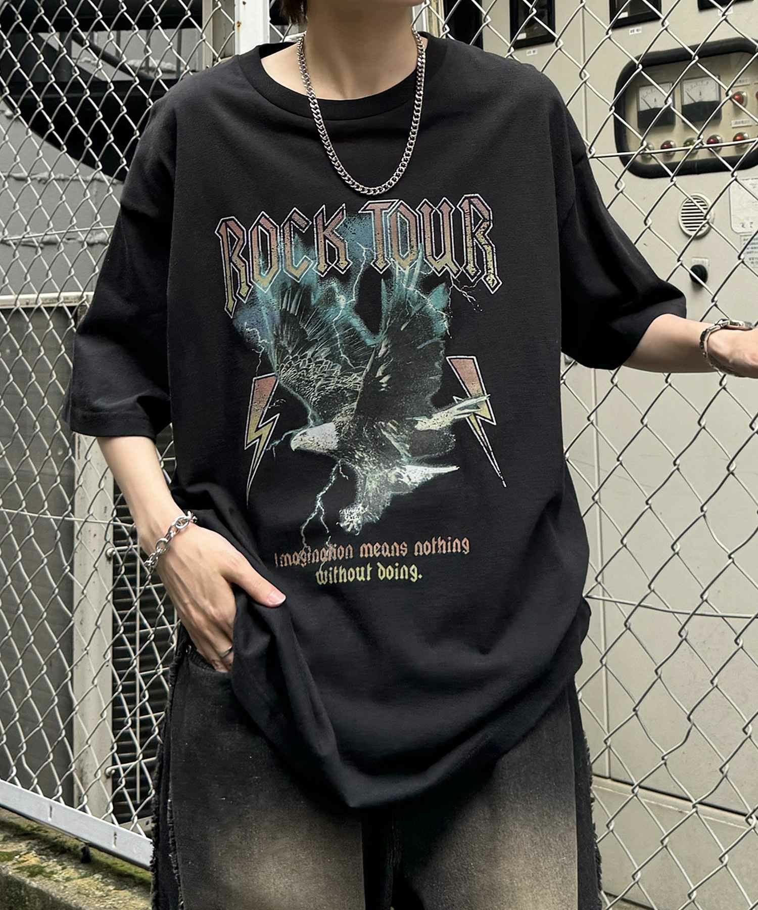 Confirm（コンファーム）ヴィンテージライク ロックプリント レトロ