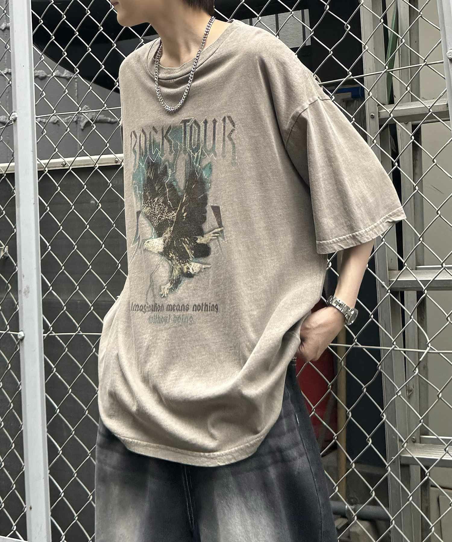 Confirm（コンファーム）ヴィンテージライク ロックプリント レトロ