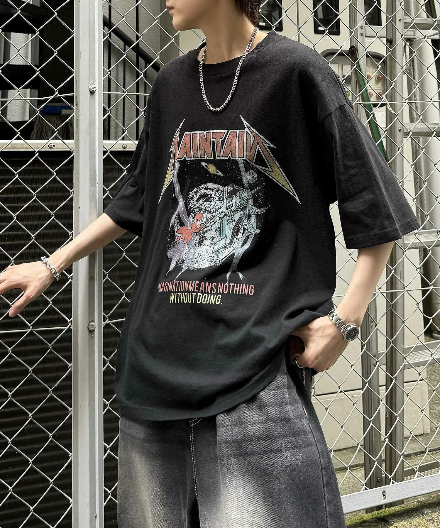 Confirm（コンファーム）ヴィンテージライク ロックプリント レトロ