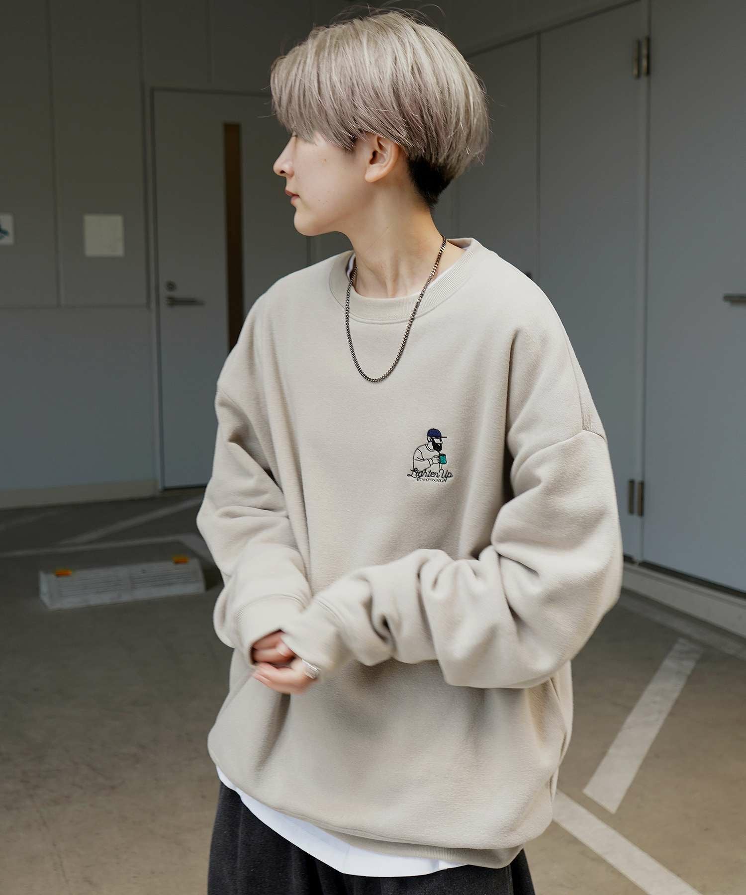 新品！◇ILL IT オーバーサイズ スウェット カットソー 48 