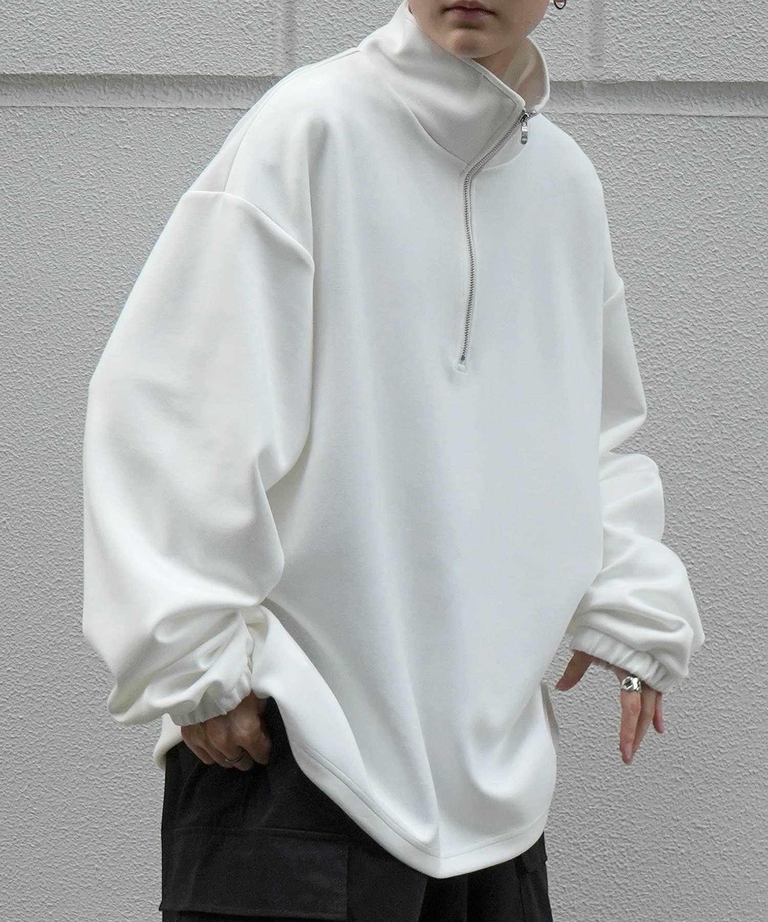 Confirm（コンファーム）ドレープとろみ ボリュームシルエット 裾ひも