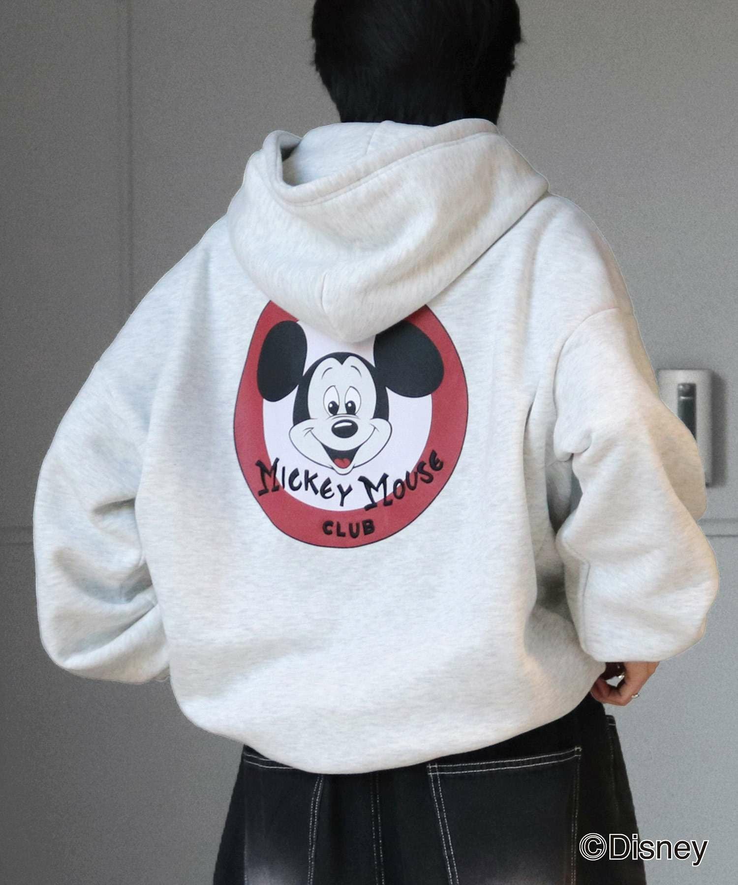 ILL'S（イルズ）Disney ディズニー ワンポイント刺繍 バックプリント