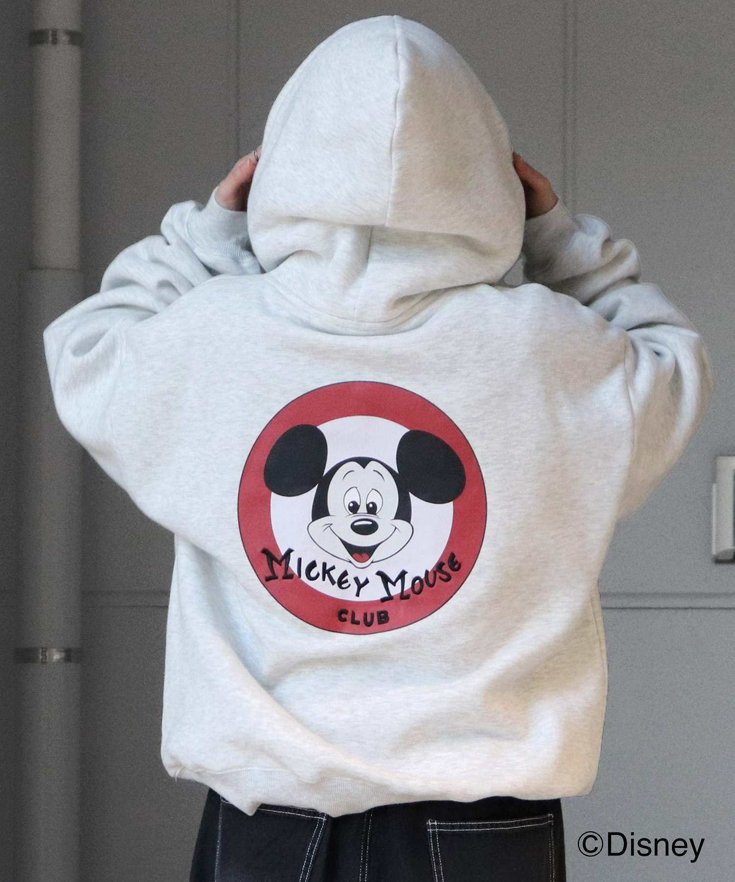ILL'S（イルズ）Disney ディズニー ワンポイント刺繍 バックプリント