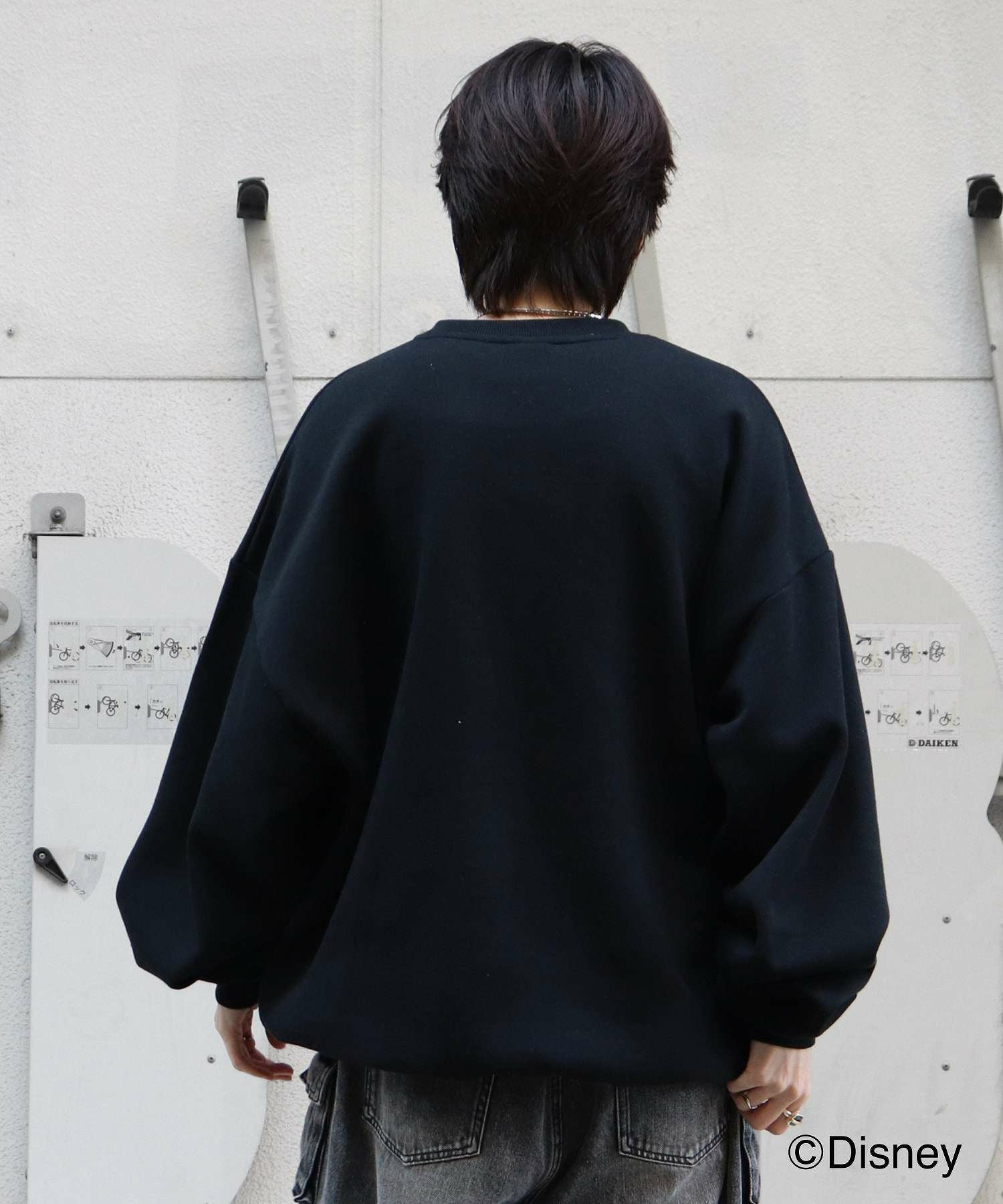ILL'S（イルズ）ディズニーシリーズ ワンポイント刺繍 バックプリント