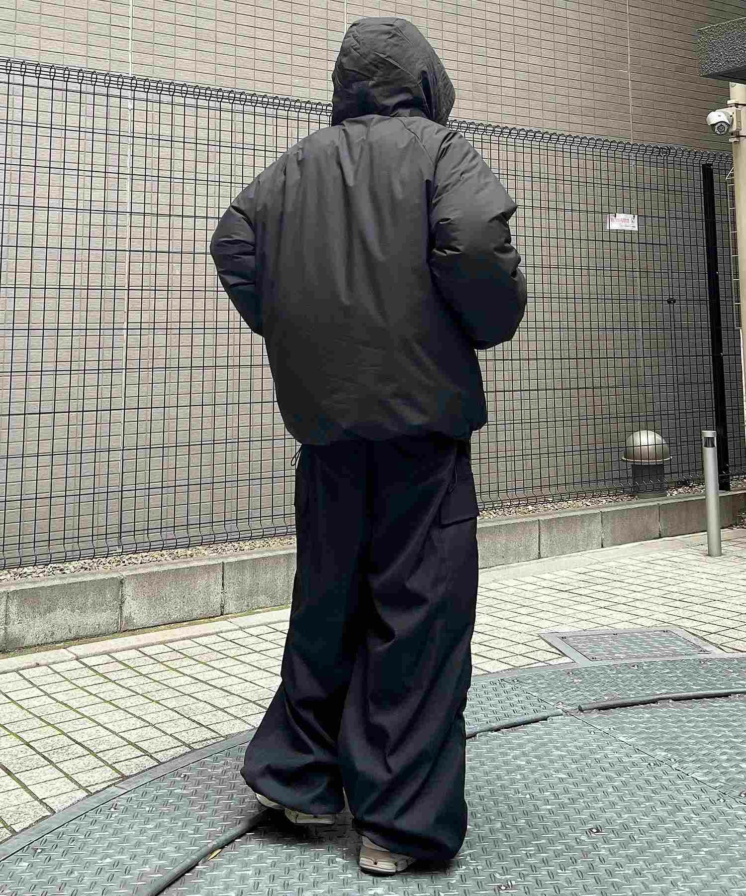 Confirm（コンファーム）2way フード付き ビッグシルエット スタンド 